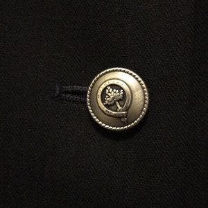Mulberry Suit Jacket With Statement Buttons